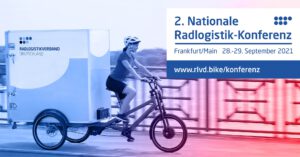Banner Radlogistik-Konferenz 2021 in Frankfurt