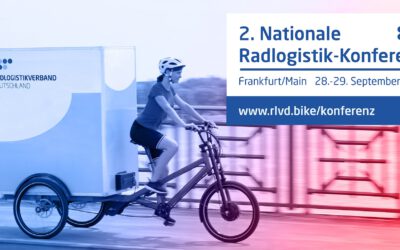 2. Nationale Radlogistik-Konferenz im September 2021 in Frankfurt am Main